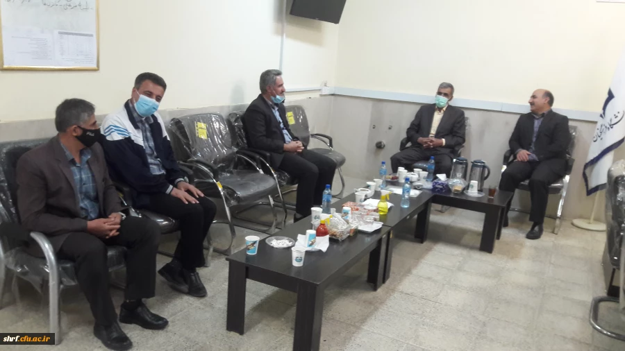 بازدید مدیر امور پردیس های استانی استان چهارمحال و بختیاری در مرکز آموزش عالی شهید رجایی فرخشهر 2
