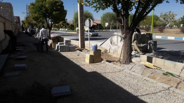 پیاده رو مرکز آموزش عالی شهید رجایی فرخشهر مرکز آموزش عالی شهید رجایی فرخشهر 2