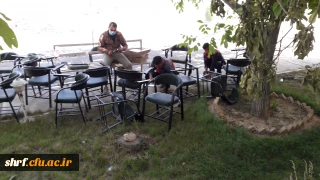 تعمیر صندلی های دانشجویی در مرکز آموزش عالی شهید رجایی فرخشهر