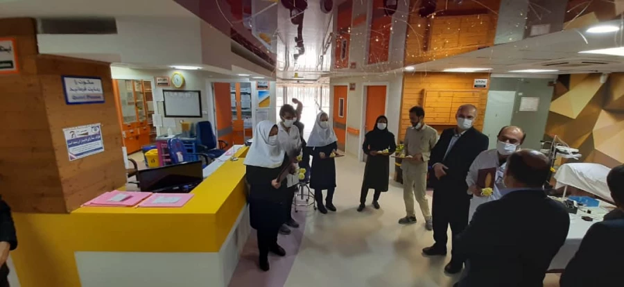 تجلیل از پرستاران بیمارستان شهر فرخشهر به مناسبت روز پرستار 2