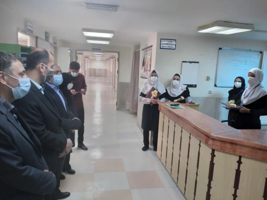 تجلیل از پرستاران بیمارستان شهر فرخشهر به مناسبت روز پرستار 3