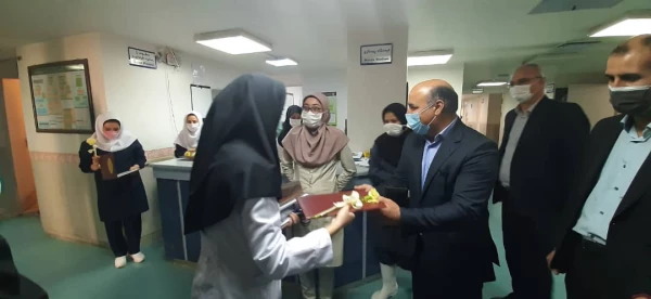 تجلیل از پرستاران بیمارستان شهر فرخشهر به مناسبت روز پرستار 7