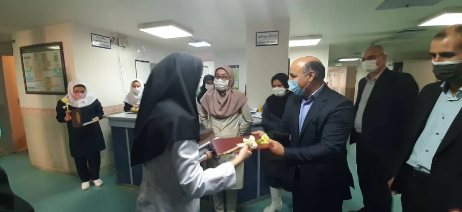 تجلیل از پرستاران بیمارستان شهر فرخشهر به مناسبت روز پرستار 7