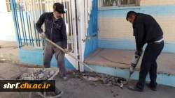 
بازدید مهندس ناظر شرکت مخابرات استان مهندس بهرامی از مرکز شهید رجایی فرخشهر برای تعیین مسیر حفاری فیبر نوری 2