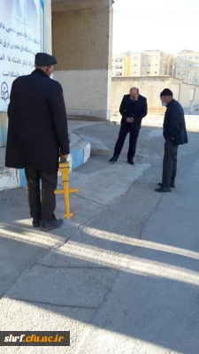 بازدید مهندس ناظر شرکت مخابرات استان از مرکز شهید رجایی فرخشهر 