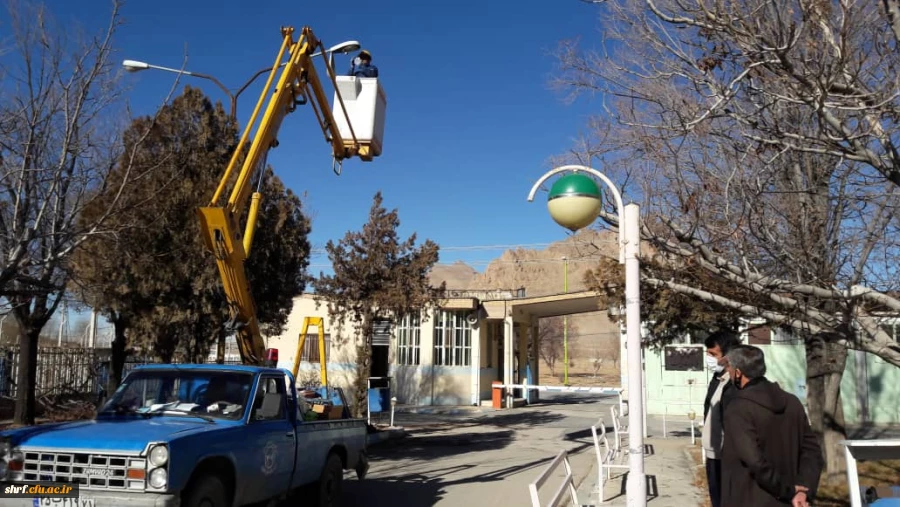 بهسازی روشنایی محوطه مرکز شهید رجایی فرخشهر 2
