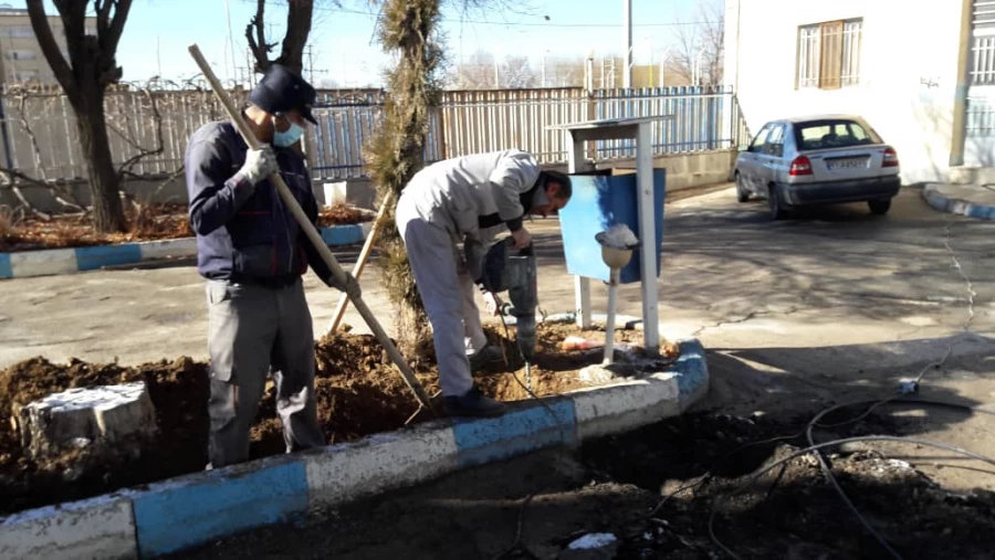 بهسازی روشنایی محوطه مرکز شهید رجایی فرخشهر 3