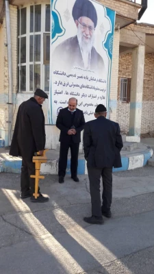 بازدید مهندس ناظر شرکت مخابرات استان از مرکز شهید رجایی فرخشهر  3