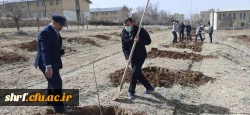 برگزاری آیین ارزشمند درختکاری در مرکز آموزش عالی شهید رجایی فرخشهر 2